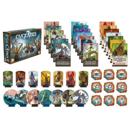 Matériel de Cyclades : Maelström, le jeu de stratégie Studio H