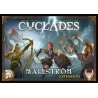 Couverture de l'extension Cyclades : Maelström pour le jeu de stratégie Cyclades