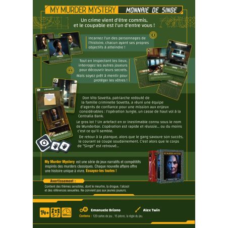 MY MURDER MYSTERY - Monnaie de singe