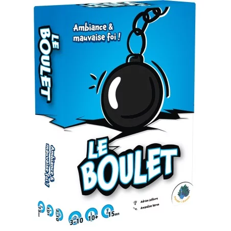 Boîte du jeu Le Boulet, un jeu d'ambiance