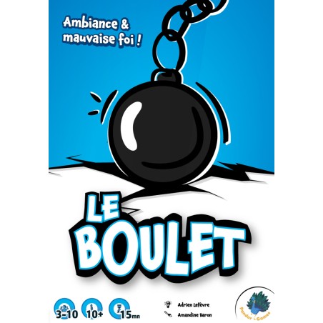 Couverture du jeu d'ambiance Le Boulet, un jeu Pandor Games