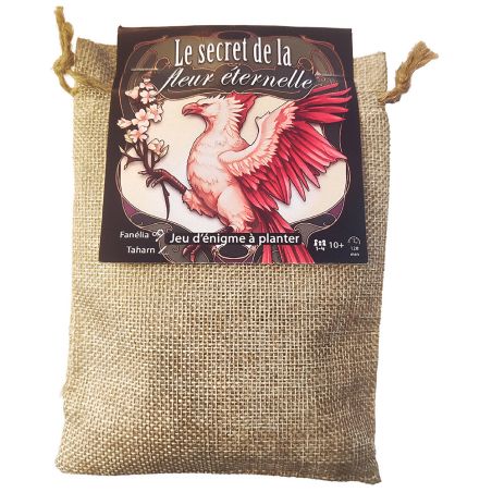 Sachet Le Secret de la Fleur Éternelle, le jeu d'énigme à planter