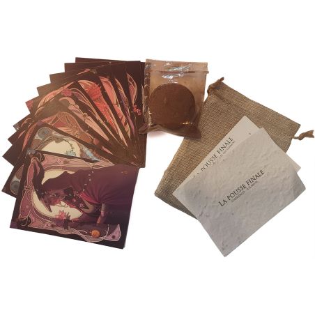 Contenu du jeu d'énigme Le Secret de la Fleur Éternelle