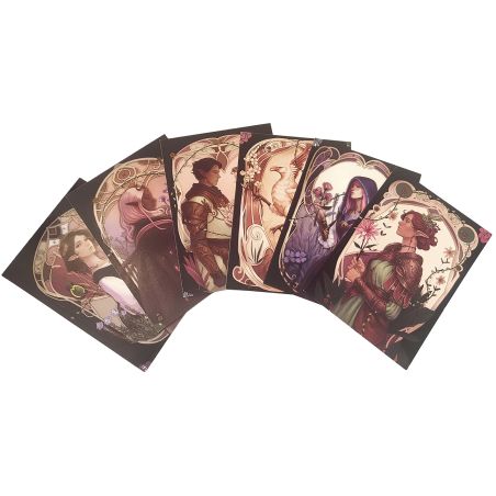 Le Secret de la Fleur Éternelle, cartes du jeu d'énigme Fanélia à planter