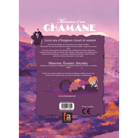 Mémoires d'une chamane dos du livre et explication