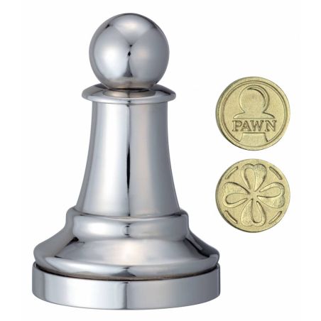 Huzzle : Chess Pawn Silver (Pion)
