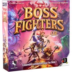 Boîte de Boss Fighters QR, le jeu de stratégie Gigamic