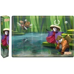 Tapis de jeu Leda à l'effigie du clan PANDA