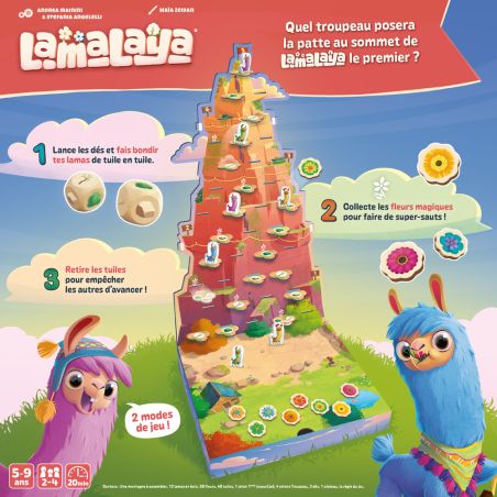 LAMALAYA - dos de boite et explication du jeu Gigamic