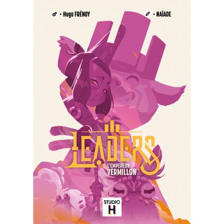 Couverture de Leaders - l'Empereur Vermillon, le jeu de stratégie