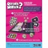 Dos de boîte et explication du jeu Qui Dés Mieux ?