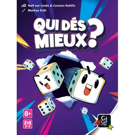 Couverture du jeu de société Qui Dés Mieux ?