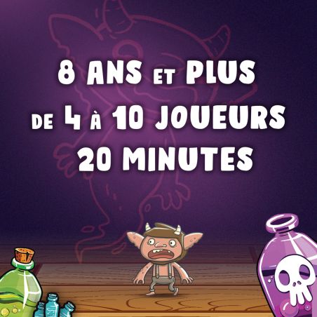 POTION OU POISON, le jeu à partir de 6 ans jusque 10 joueurs !