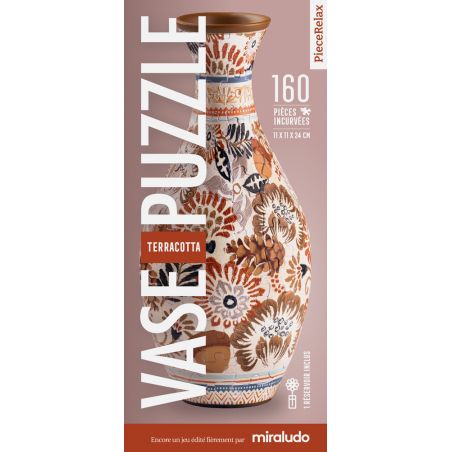 VASE PUZZLE JARDIN TERRACOTTA