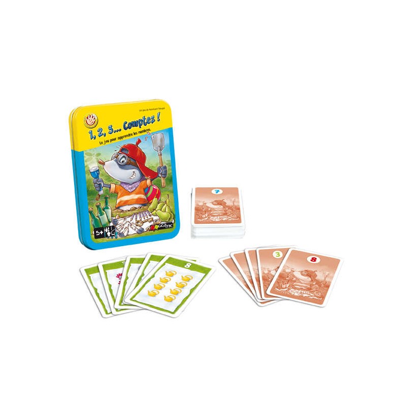 Jeu de société pour enfants Gigamic: 1, 2, 3 glisse ! REF/GKUN