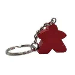 PORTE CLES MEEPLE ROUGE