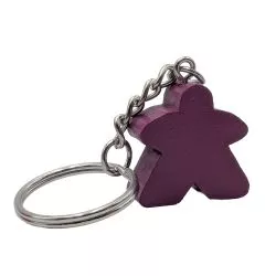 PORTE CLES MEEPLE VIOLET