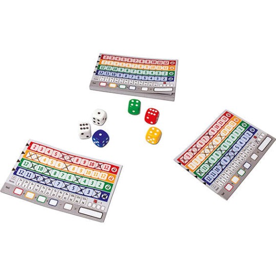 Qwixx ,jeu de société Gigamic ,jeu de dés ,roll & write