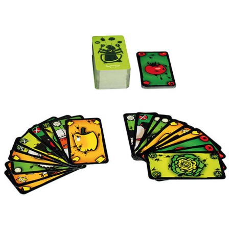 Salade de cafards: jeu de cartes et ambiance - Exemple de table de jeu