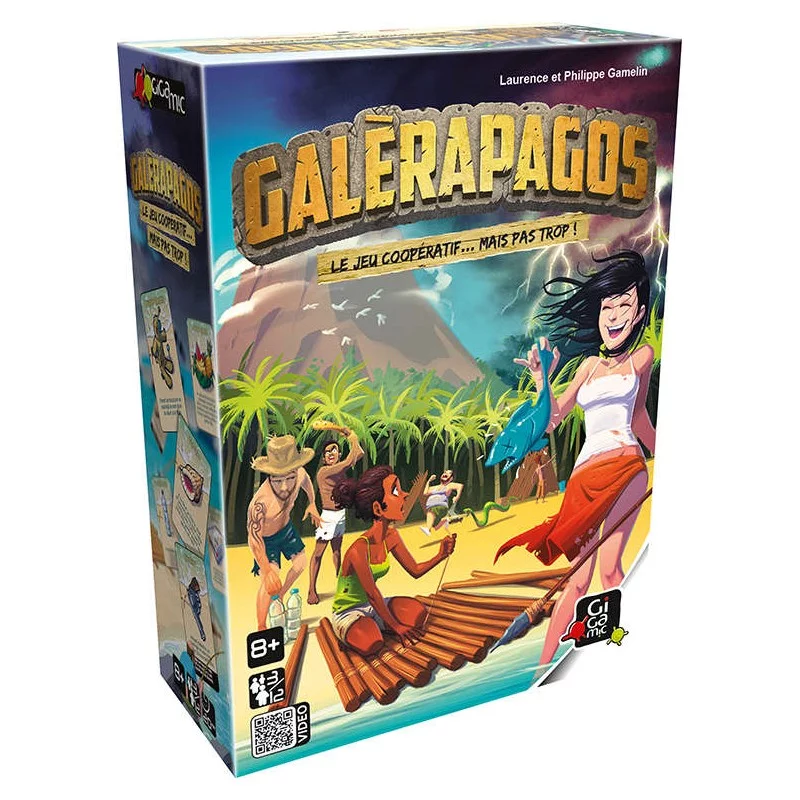 Galérapagos ,Jeu de plateau ,jeu de société Gigamic