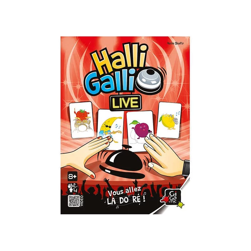 Halli Galli LIVE, jeu rapide que vous allez LA DO RÉ.