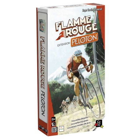 Boite du jeu de stratégie Flamme Rouge - Extension Peloton - Jeu de société Gigamic