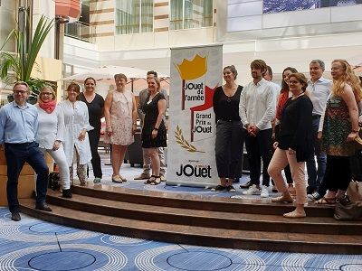 Jury du Grand Prix du Jouet 2019 avec les principaux acteurs du jeu de société