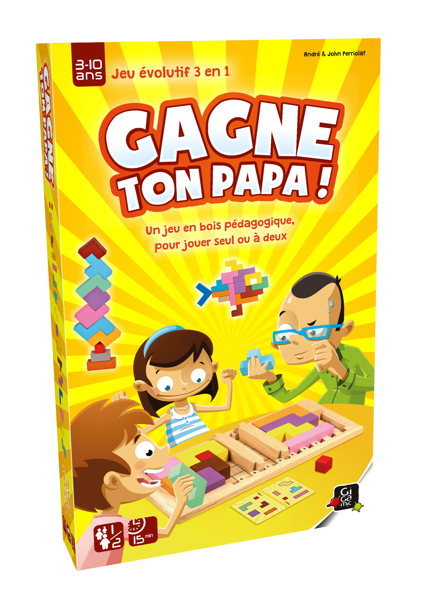 Gagne ton papa, le jeu de société 2 joueurs Gigamic