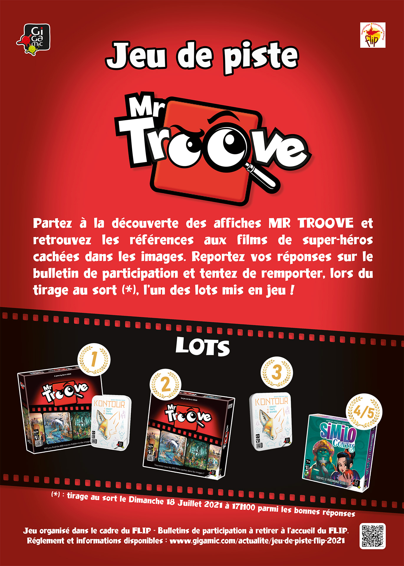 Jeu de piste Mr Troove Gigamic au FLIP 2021