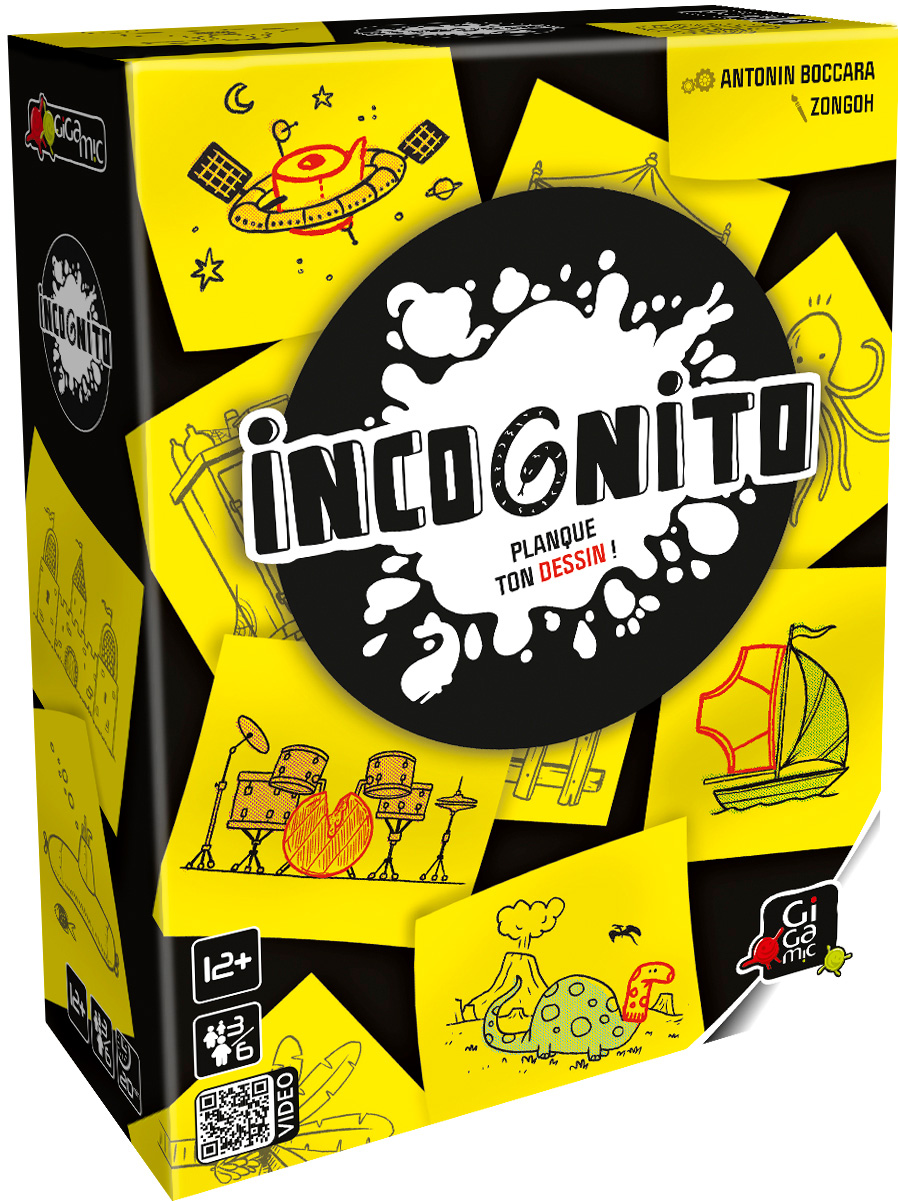 Incognito au flip 2021 - jeu de société Gigamic