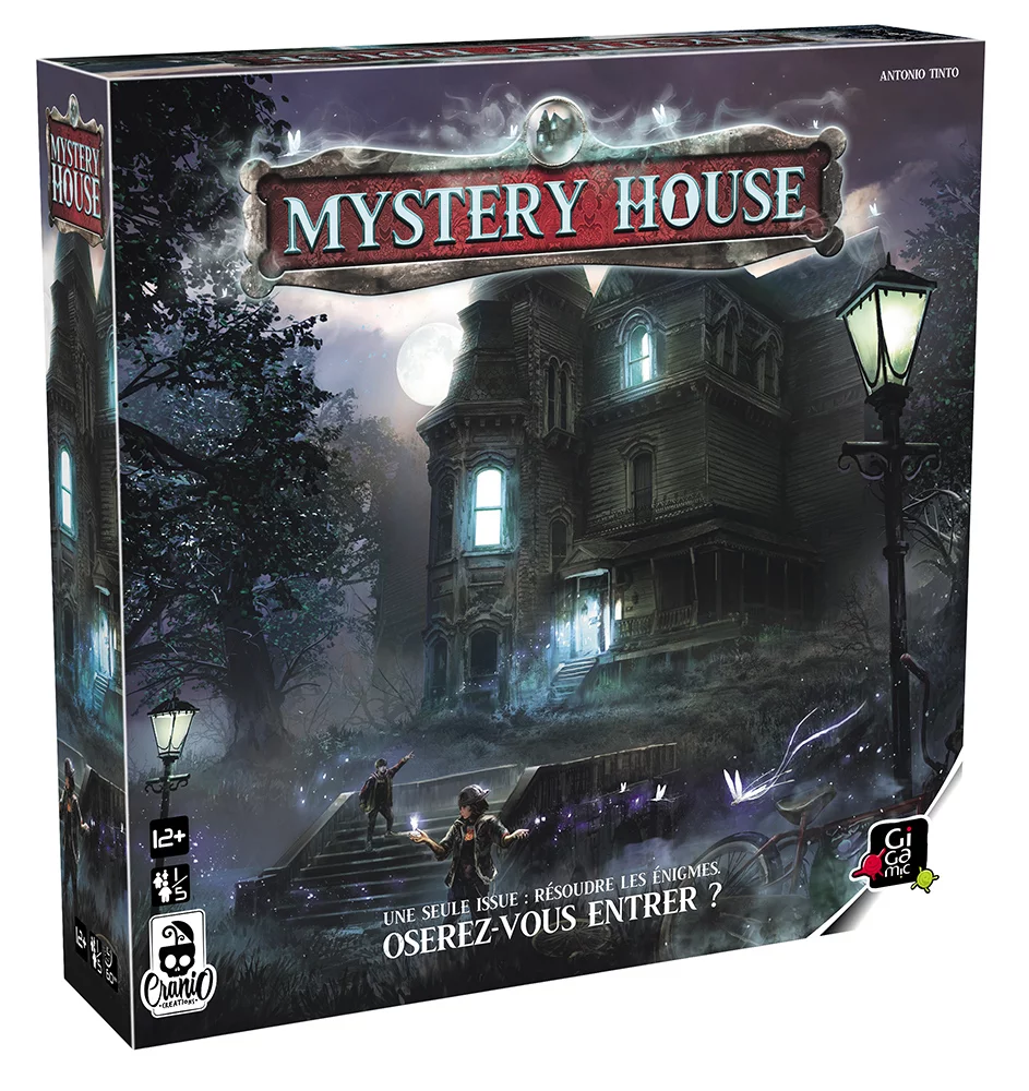 Mystery House  au flip 2021 - jeu de société Gigamic