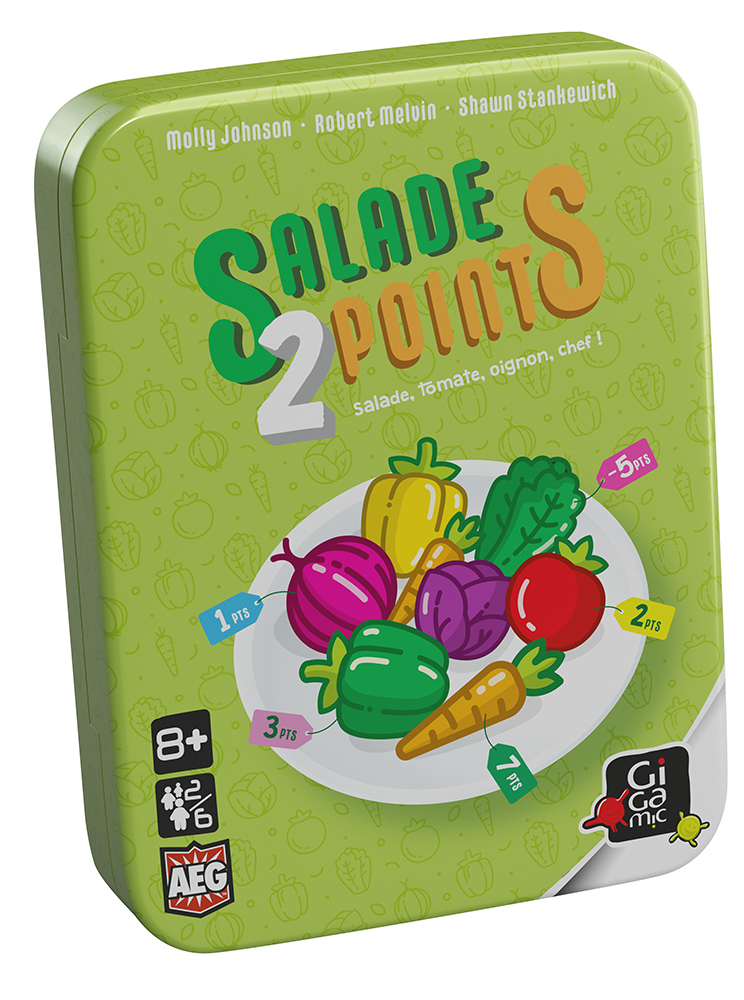 Salade 2 Points au flip 2021 - jeu de société enfant Gigamic