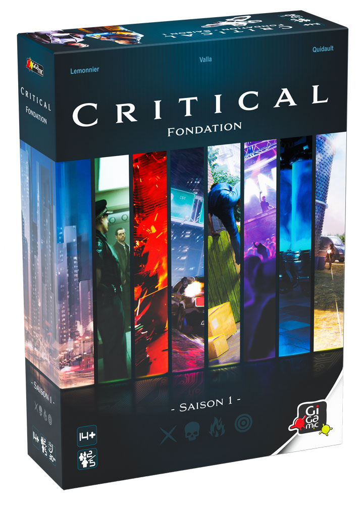 Critical Fondation Saison 1, nouveau jeu de société Gigamic