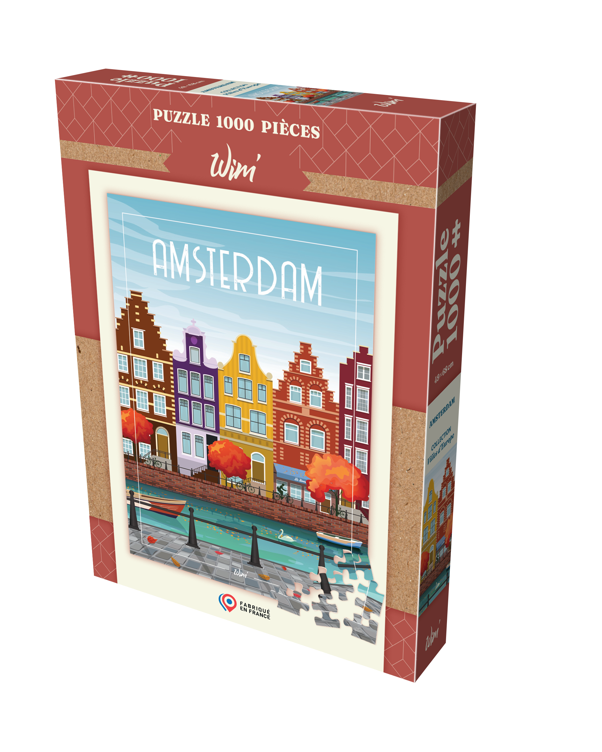Puzzle Amsterdam - Puzzle 1000 pièce Gigamic