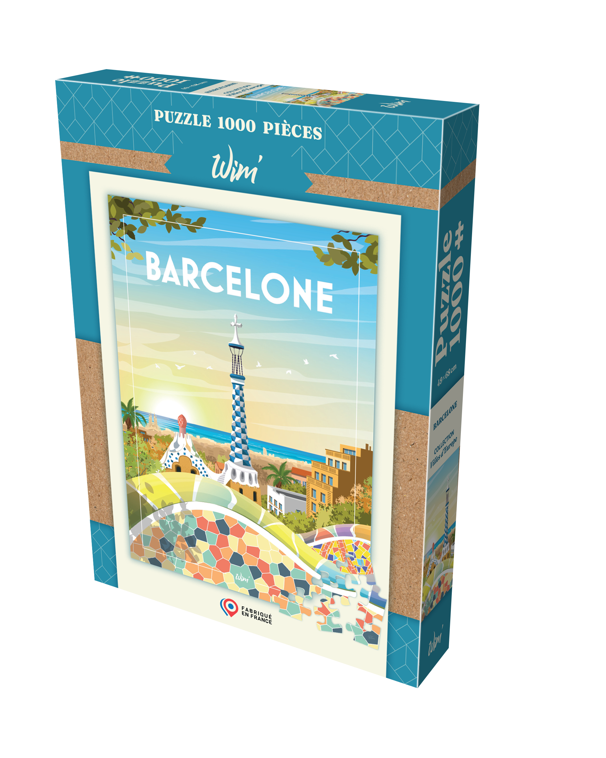 Puzzle Barcelone - Puzzle 1000 pièce Gigamic