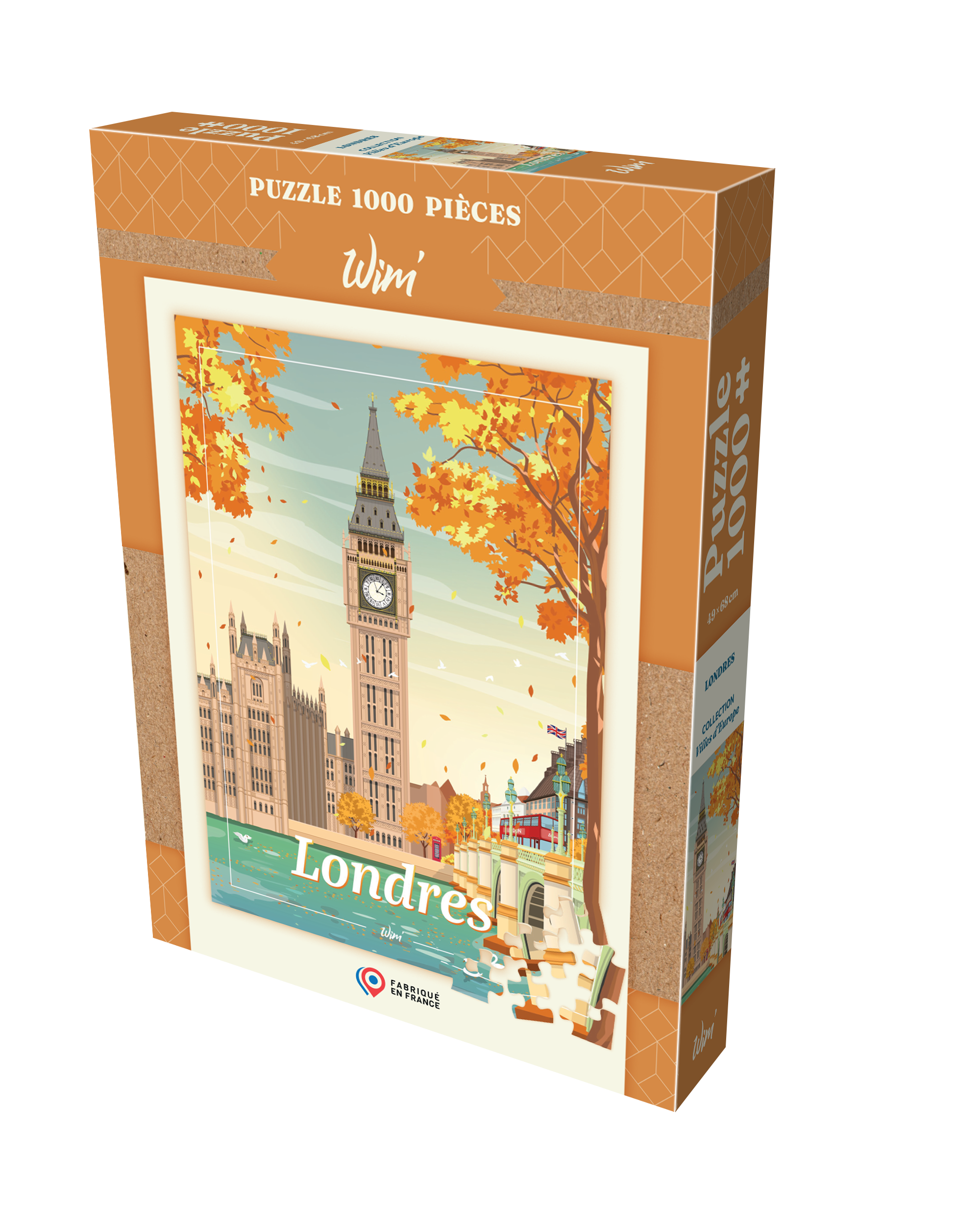 Puzzle Londre - Puzzle 1000 pièce Gigamic