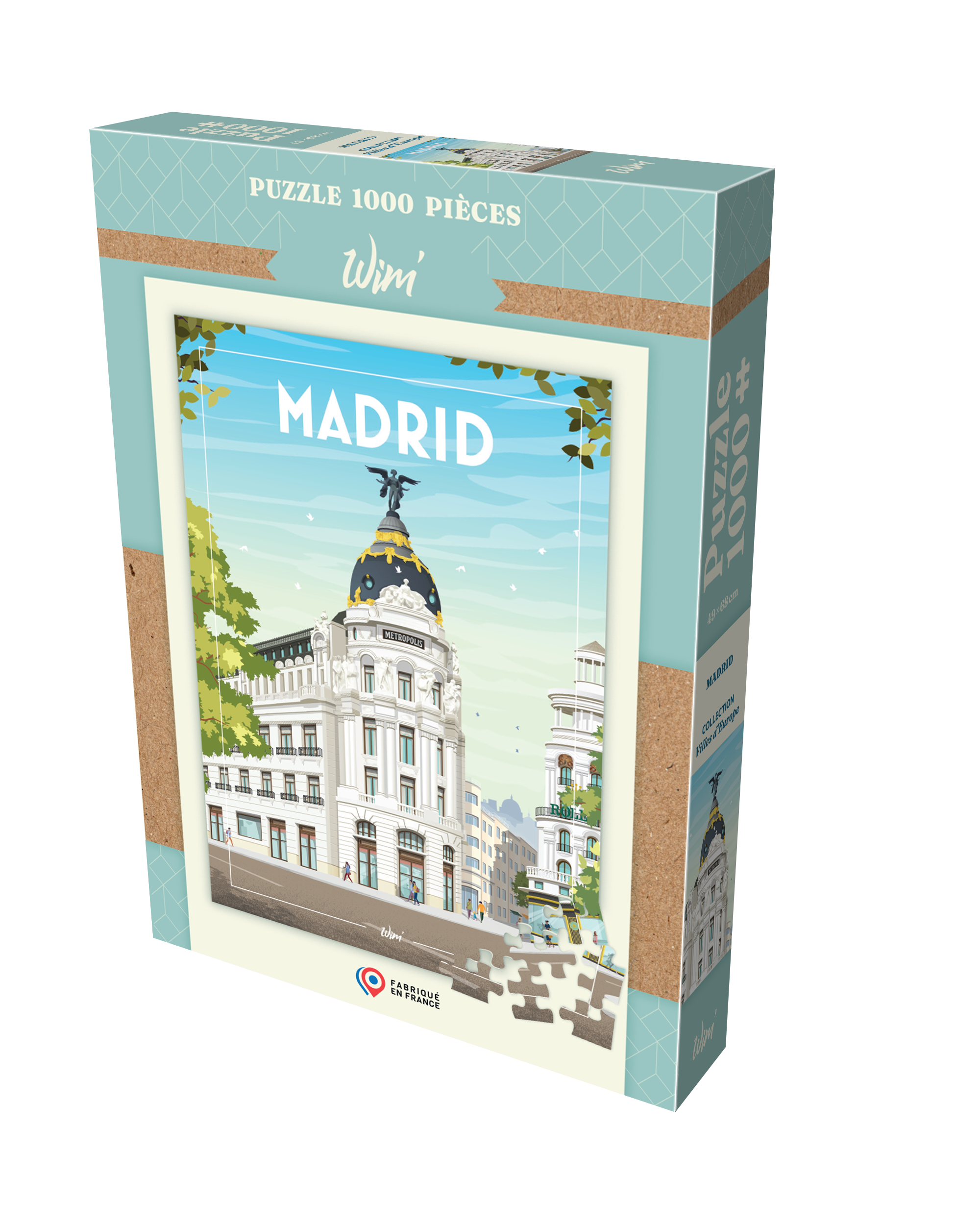 Puzzle Madrid - Puzzle 1000 pièce Gigamic