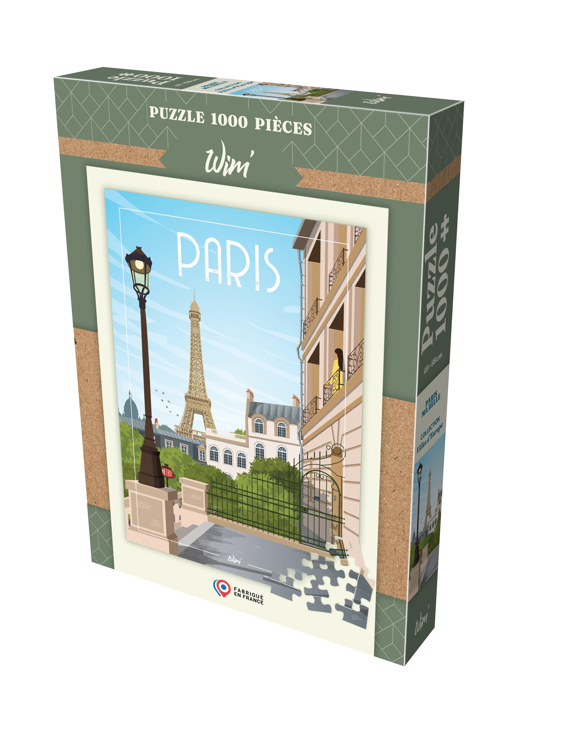 Puzzle Paris Ma Belle - Puzzle 1000 pièce Gigamic