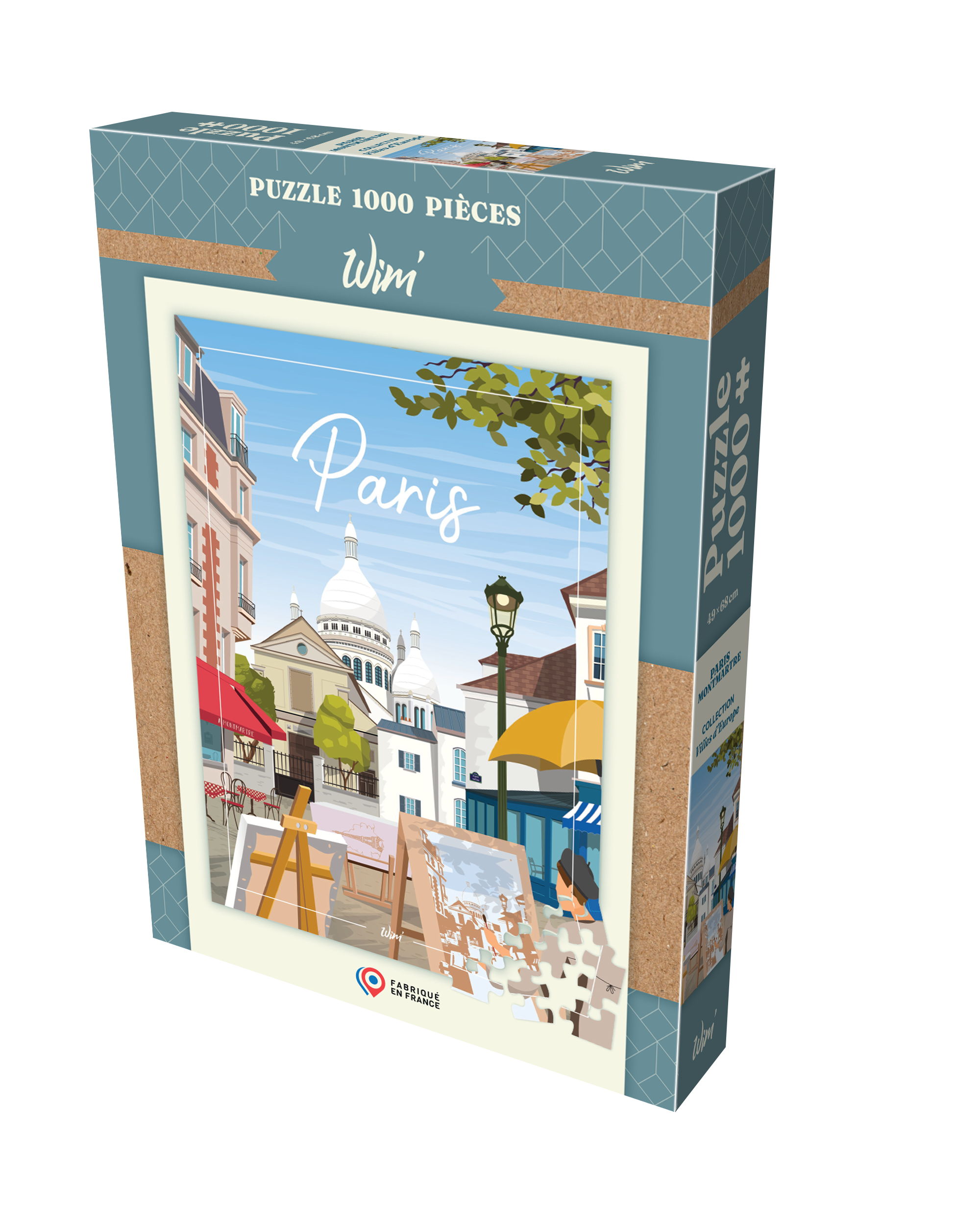 Puzzle Paris Montmartre - Puzzle 1000 pièce Gigamic
