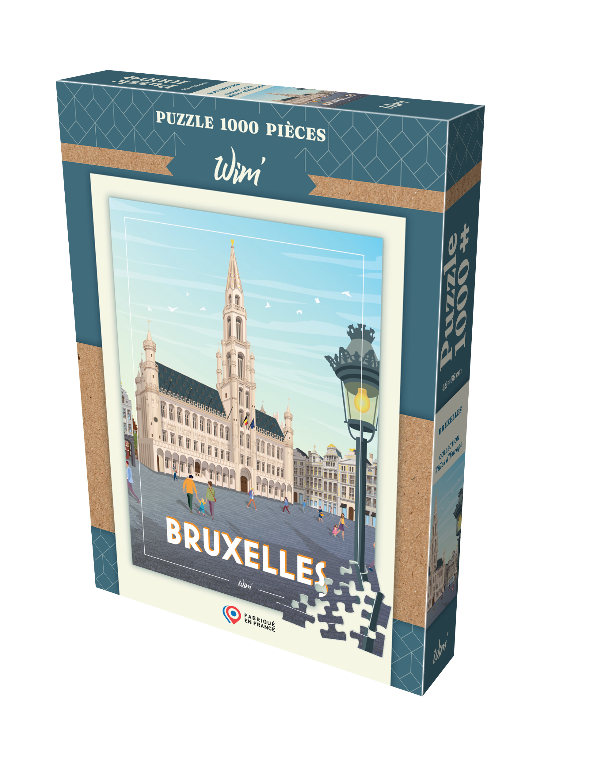 Puzzle Bruxelles - Puzzle 1000 pièce Gigamic
