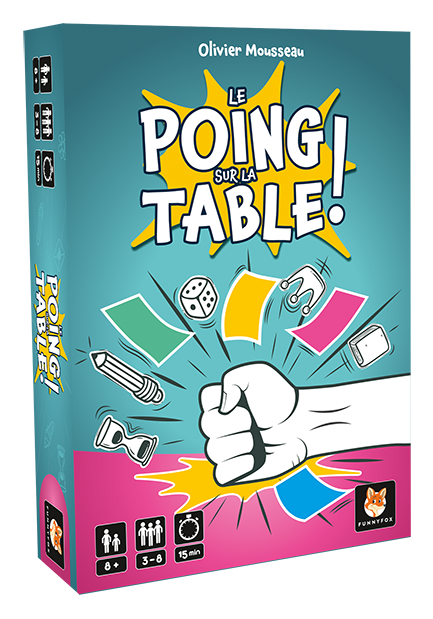 Le poing sur la table est disponible ! Jeu de société Funnyfox et Gigamic