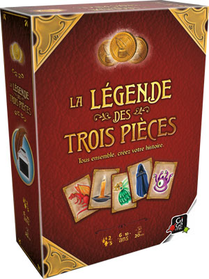 La légende des trois pièces est disponible ! Jeu enfant Gigamic