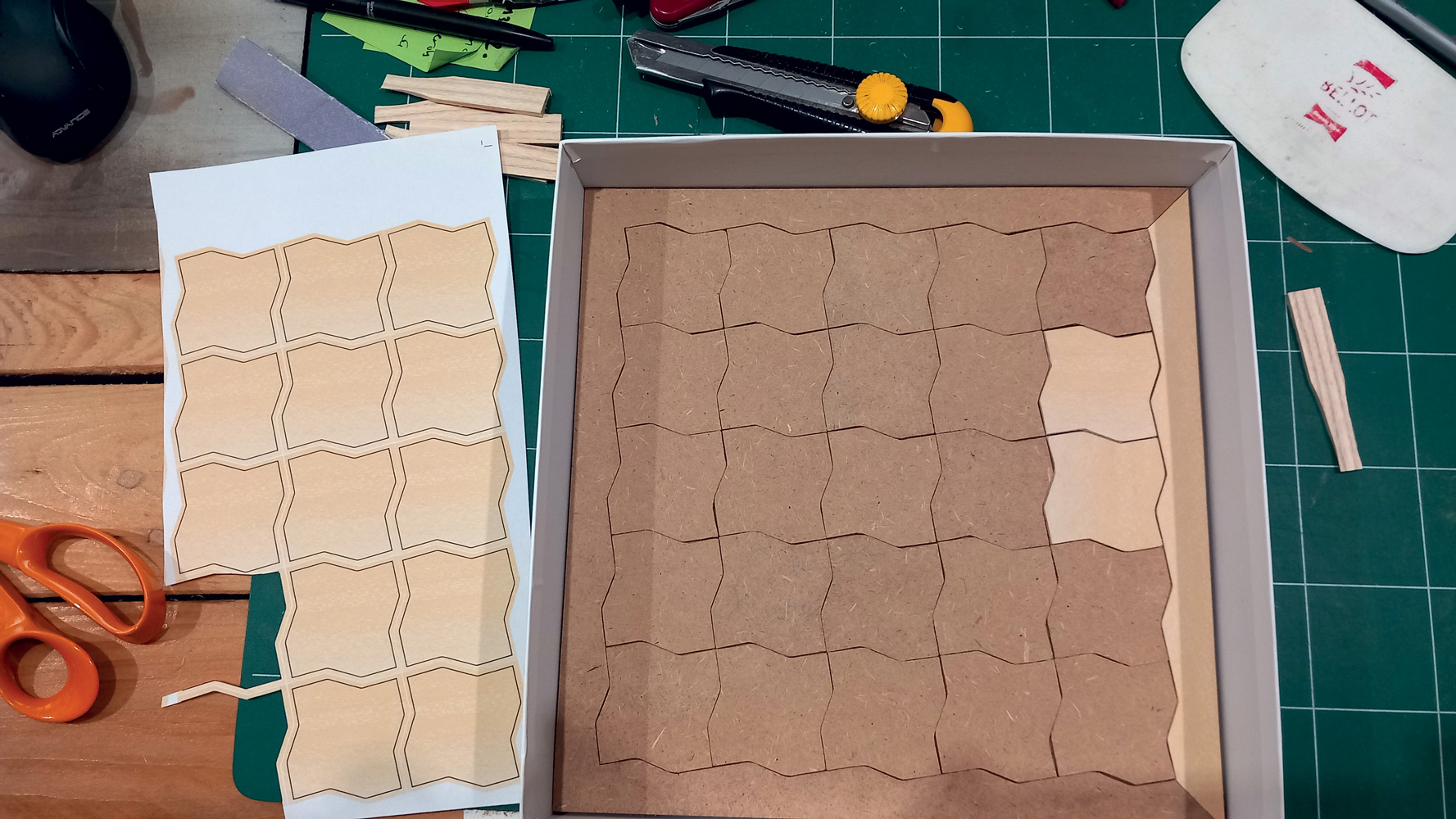 Prototype artisanal d’ARCHEO, printemps 2023