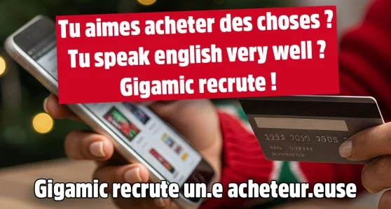 Gigamic recrute un acheteur !