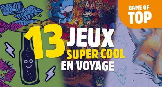 Jeu de société de voyage à poser sur une valise pour les vacances