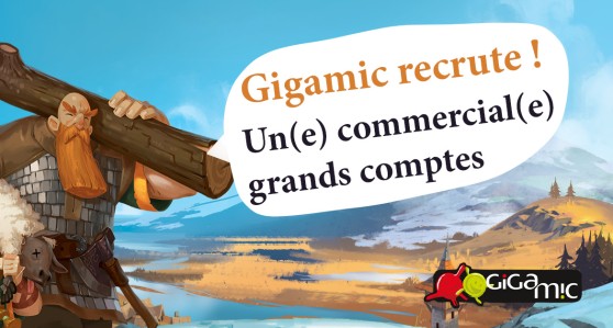 Gigamic recrute un commercial ! Vous cherchez un emploi ? Tentez votre chance !